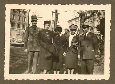 Ernesto Guerci, sua moglie, ed altre persone