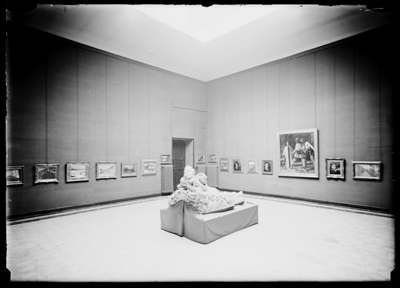 Sala espositiva della mostra dell'ottocento ad Alessandria