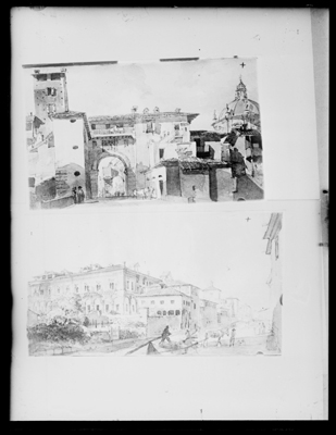 Vedute urbane dipinte da G. Migliara