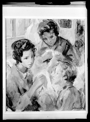 Quadro di giovani donne