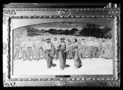 Il cammino dei lavoratori, dipinto a olio di Pellizza da Volpedo