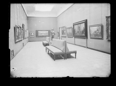 Sala espositiva della mostra dell'ottocento ad Alessandria