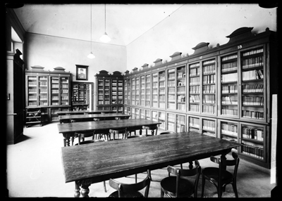 Interno biblioteca del Museo Civico di Alessandria
