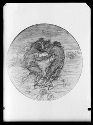 Disegno a matita di Pellizza da Volpedo