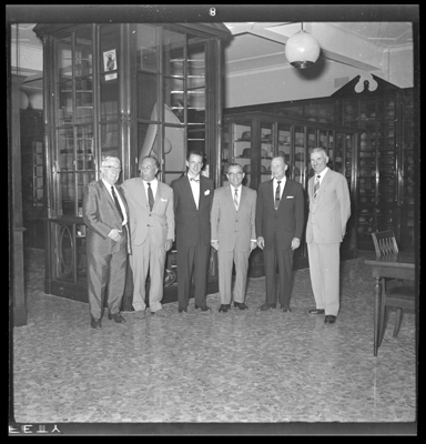 Gruppo di visitatori alla ditta Borsalino di Alessandria