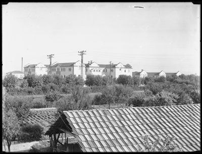 Veduta della fabbrica Borsalino di Alessandria