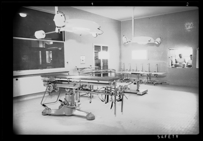 Sala operatoria dell'ospedale civile di Alessandria