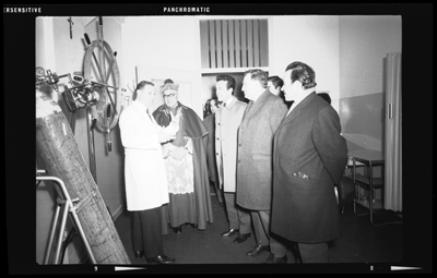 Visita del vescovo all'ospedale civile di Alessandria