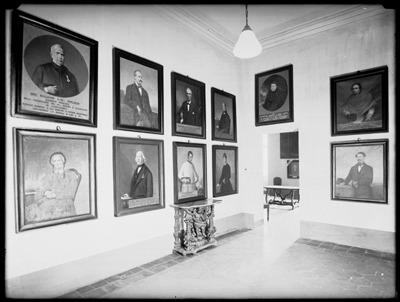 Sala storica con ritratti dell'ospedale civile di Alessandria