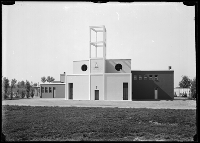 Facciata chiesa del Sanatorio di Alessandria