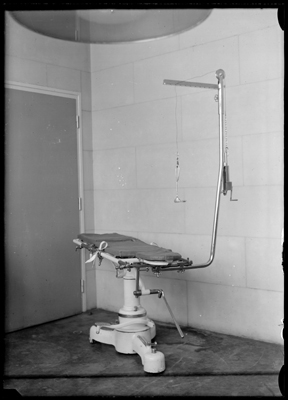 Letto di pronto intervento presso il Sanatorio di Alessandria