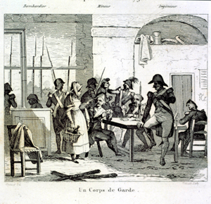Un corps de garde