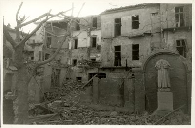 Alessandria, gli effetti del bombardamento del 5 aprile 1945 sull'Istituto Maria Ausiliatrice