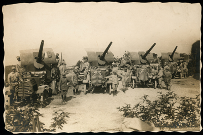 Il 2° Reggimento artiglieria, di stanza in Cittadella, in avvicinamento all’altopiano di Asiago, 1916