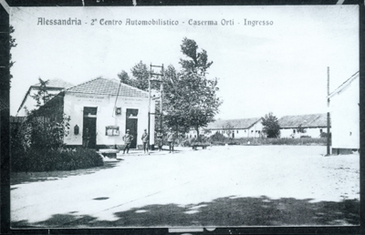 Alessandria - 2° Centro Automobilistico - Caserma Orti - Ingresso
