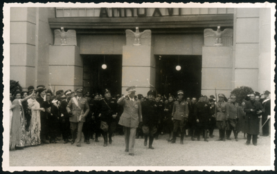 Seconda mostra delle attività provinciali, inaugurata da Badoglio ad Alessandria nel  1938
