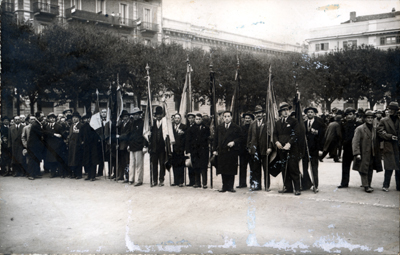 Piazza Garibaldi, Raduno provinciale dell' Associazione Nazionale Combattenti