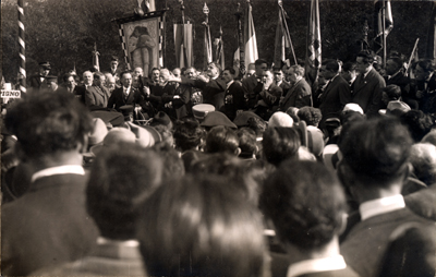 Piazza Garibaldi, Raduno provinciale dell' Associazione Nazionale Combattenti