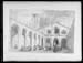 Atrio della chiesa di S. Ambrogio a Milano, acquarello di G. Migliara
