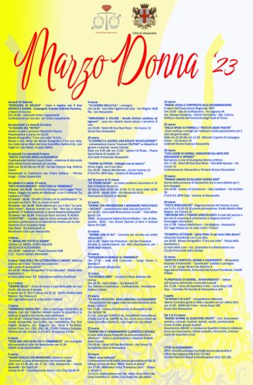 immagine locandina Marzo Donna 2023