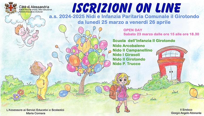 Banner iscrizioni on line a.s. 2024-2025