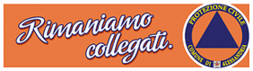 Banner Rimaniamo collegati - Protezione Civile