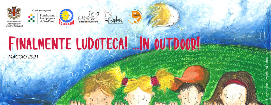 Banner Finalmente Ludoteca in Outdoor Maggio 2021