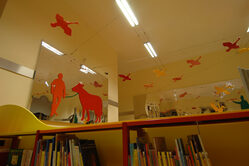 Biblioteca civica - Foto Sale rosse