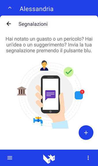 Schermata App Municipium - Segnalazioni